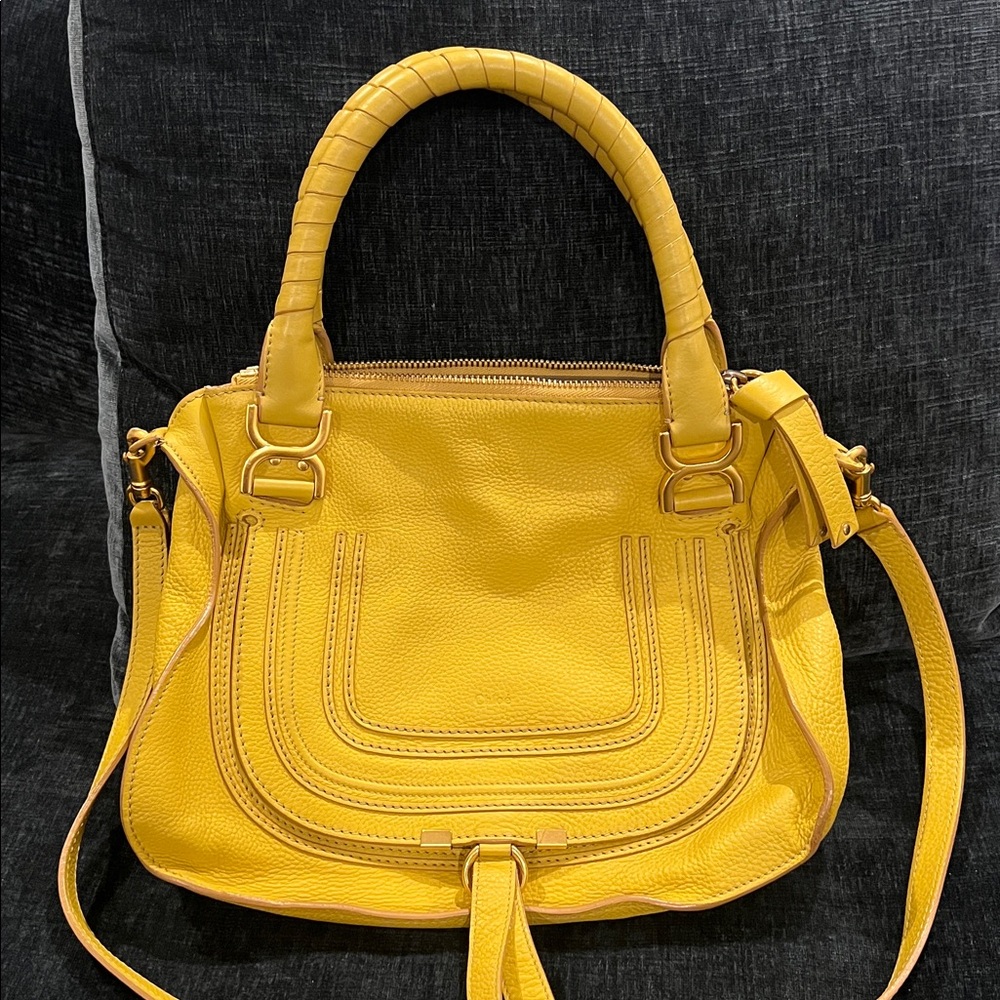 Chloe Medium Marcie Leather Satchel